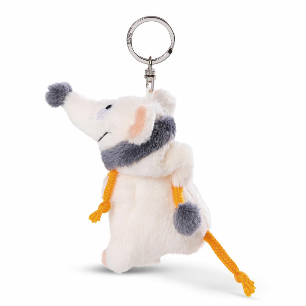 NICI Winter Maus Schlüsselanhänger, Schlüssel Anhänger, Glücksbringer, 10 cm, 47289