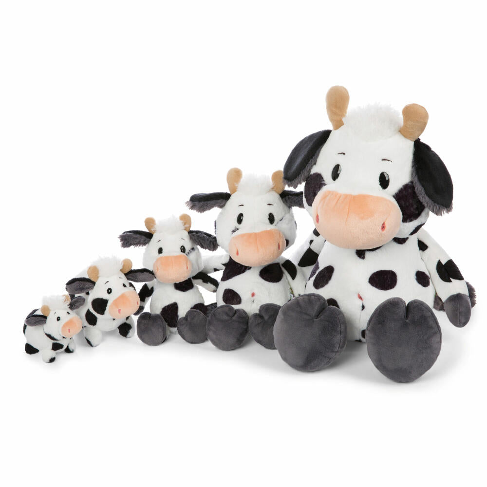 NICI Green Farm Friends Kuh Cowluna Stehend, Kuscheltier, Plüschtier, Stofftier, Plüsch / Polyester, 12 cm, 47780