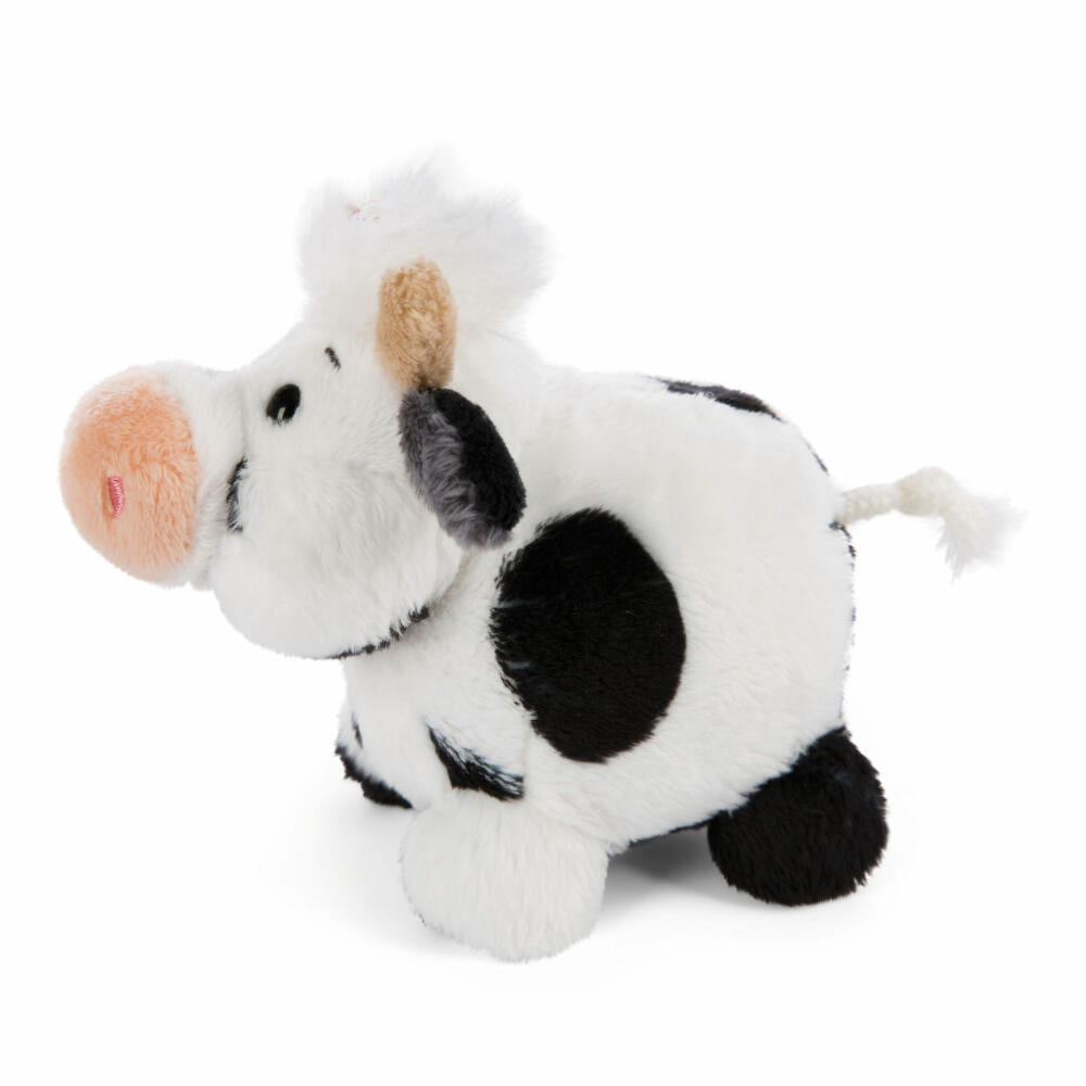 NICI Green Farm Friends Kuh Cowluna Stehend, Kuscheltier, Plüschtier, Stofftier, Plüsch / Polyester, 12 cm, 47780