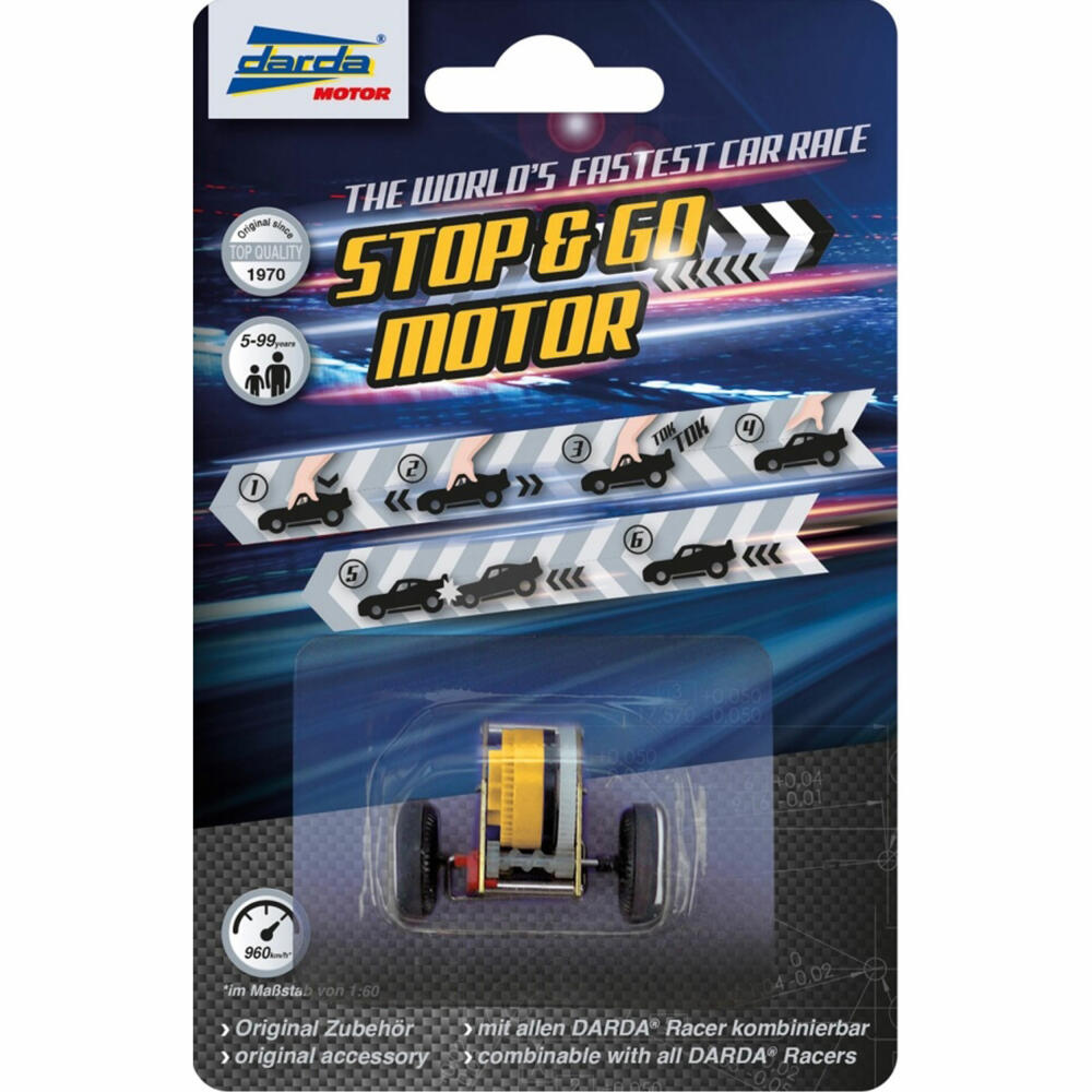 DARDA Stop and Go Motor, Accessory, for DARDA Vehicles, Cars, Supplement, 50420
