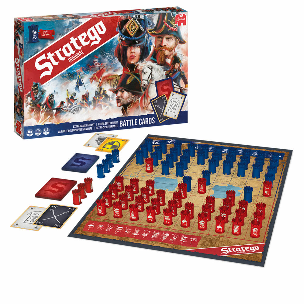 Jumbo Games Stratego Original New Edition, Strategy Game, Parlor Game, Classic Game, Board Game, 19958