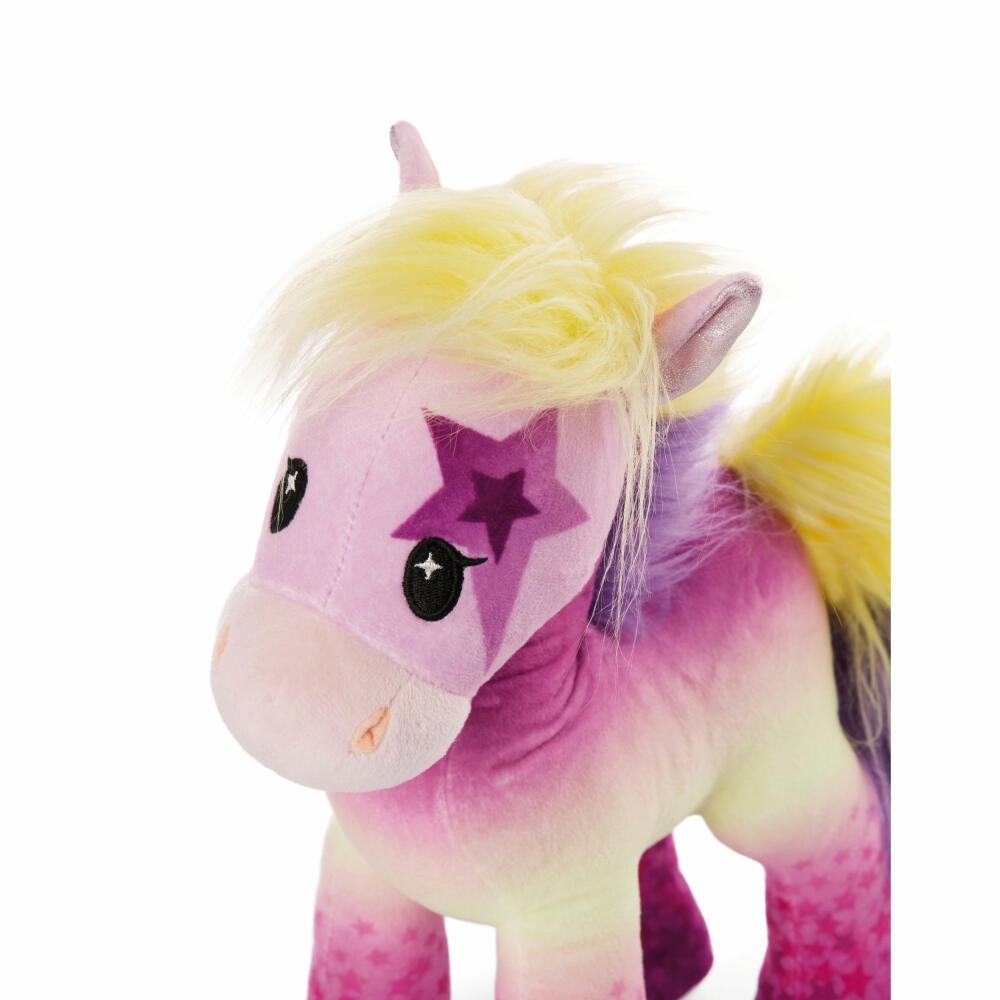 NICI Green Pony Stars Candydust, Standing, Cuddly Toy, Plush Toy, Stuffed Toy, Plush, 35 cm, 47848