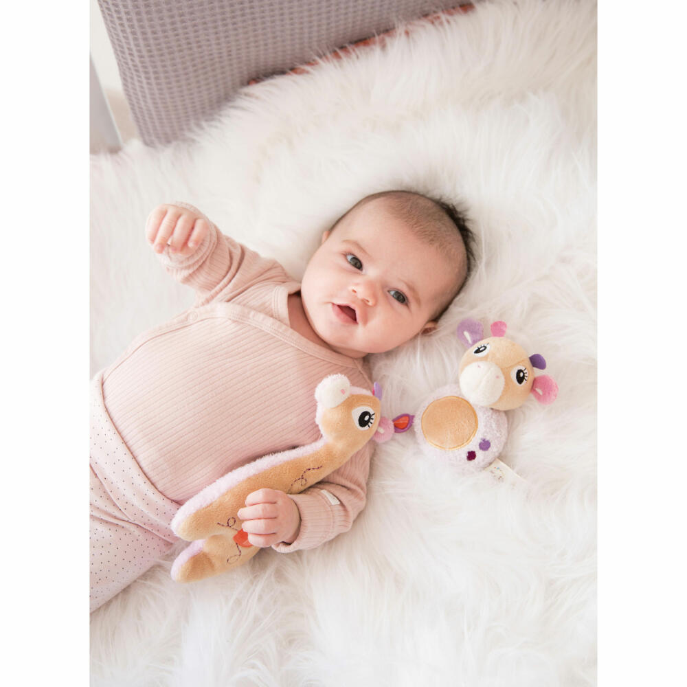 NICI My First NICI Cuddly Toy 2D Giraffe Sasuma, Cuddly Toy, Plush Toy, Stuffed Toy, Plush / Polyester, 20 cm, 48031