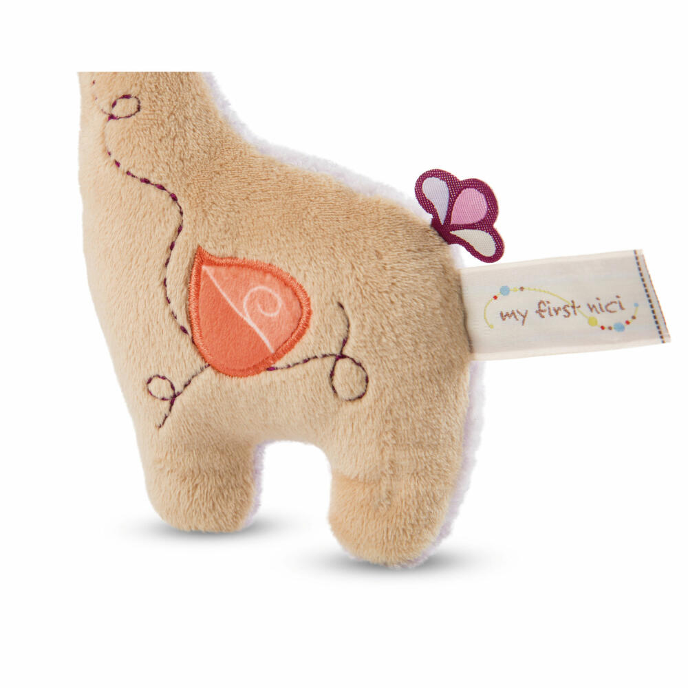NICI My First NICI Cuddly Toy 2D Giraffe Sasuma, Cuddly Toy, Plush Toy, Stuffed Toy, Plush / Polyester, 20 cm, 48031