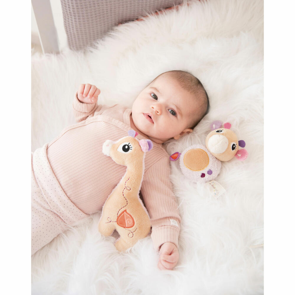 NICI My First NICI Cuddly Toy 2D Giraffe Sasuma, Cuddly Toy, Plush Toy, Stuffed Toy, Plush / Polyester, 20 cm, 48031