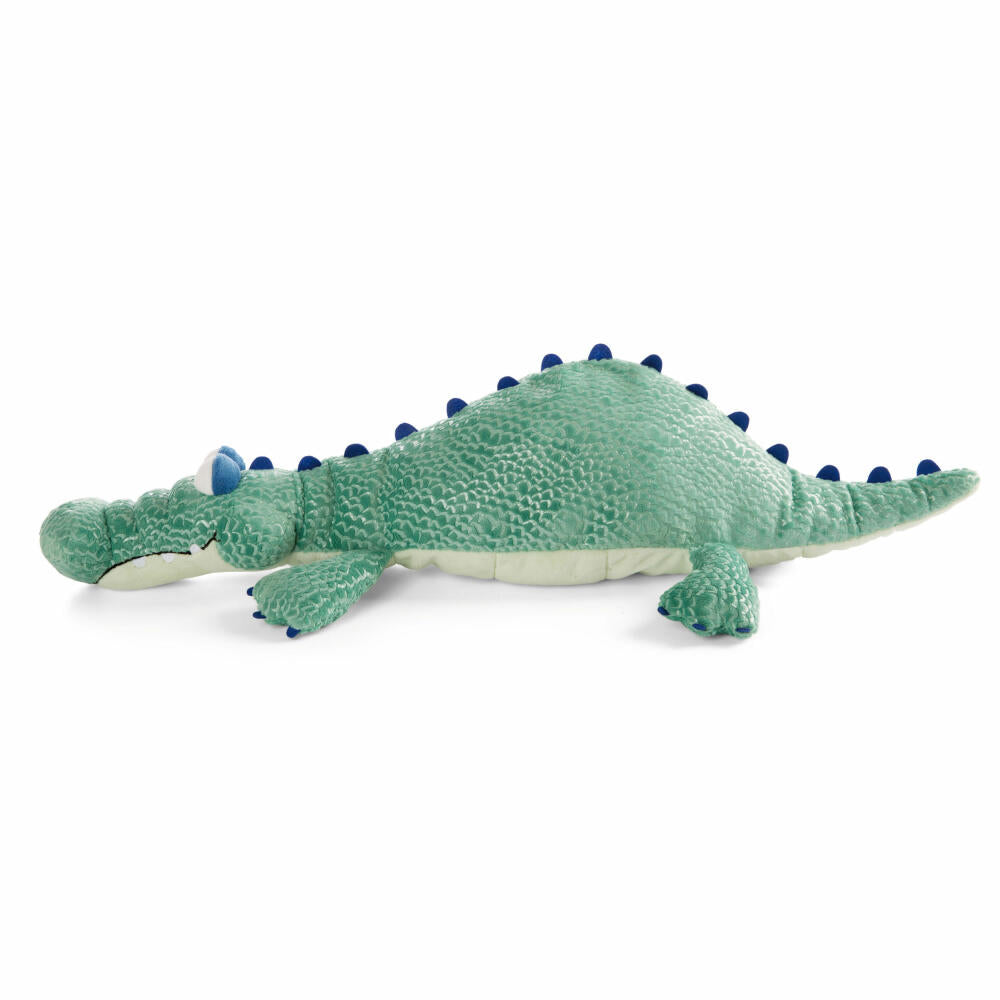 NICI Green Wild Friends Crocodile Croco McDile Lying, Cuddly Toy, Plush Toy, Stuffed Toy, Plush / Polyester, 68 cm, 47982
