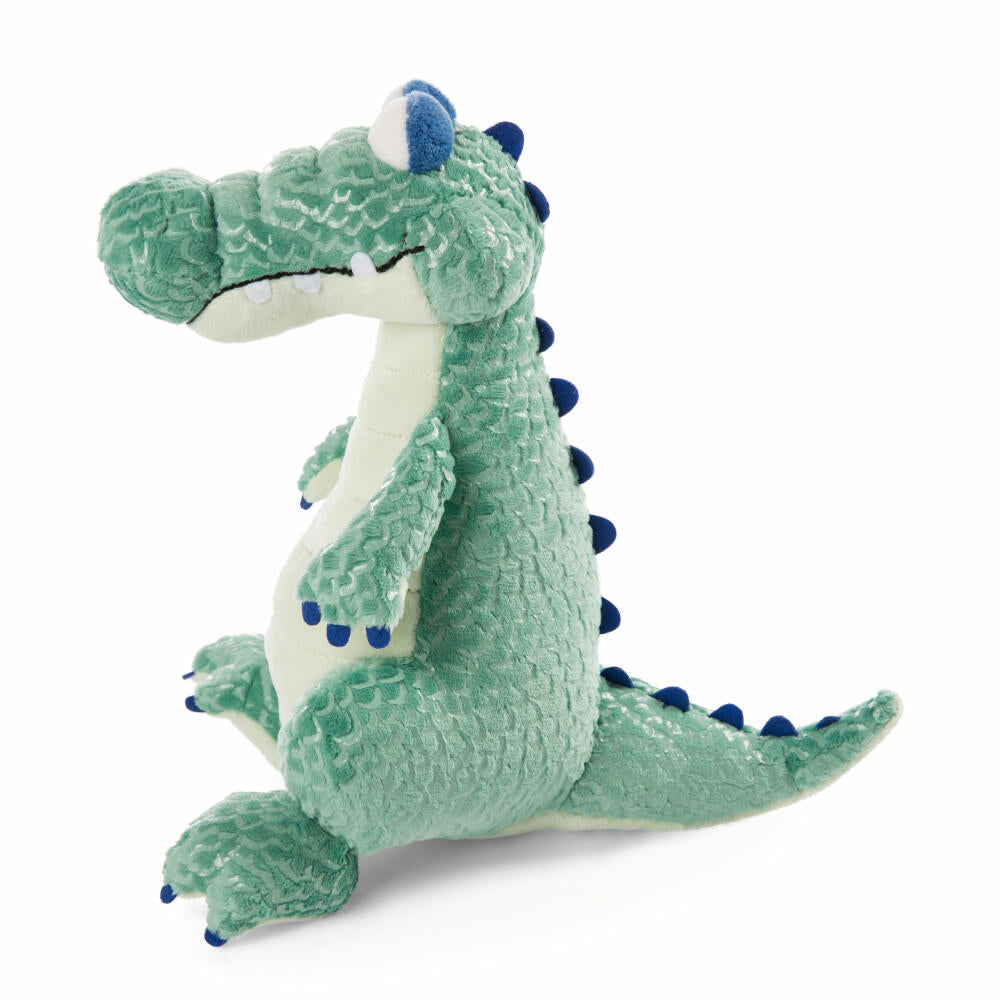 NICI Green Wild Friends Crocodile Croco McDile Sitting, Cuddly Toy, Plush Toy, Stuffed Toy, Plush / Polyester, 37 cm, 47967