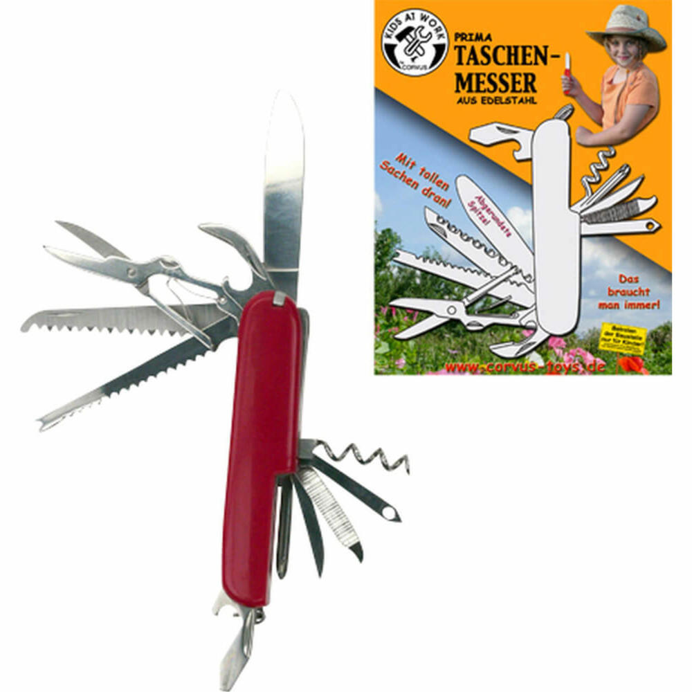 Corvus Kids at Work pocket knife, pocket knife, children's knife, children, A600040