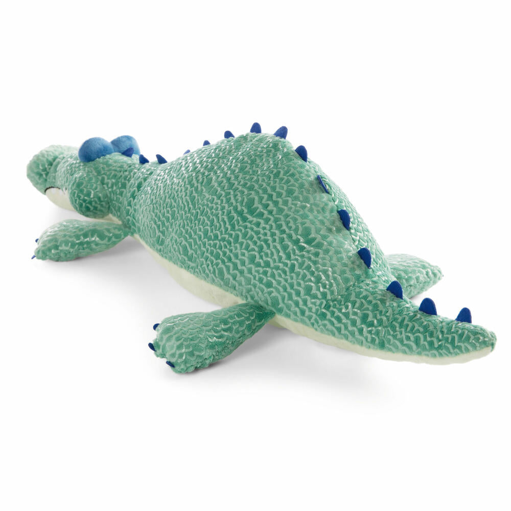 NICI Green Wild Friends Crocodile Croco McDile Lying, Cuddly Toy, Plush Toy, Stuffed Toy, Plush / Polyester, 68 cm, 47982