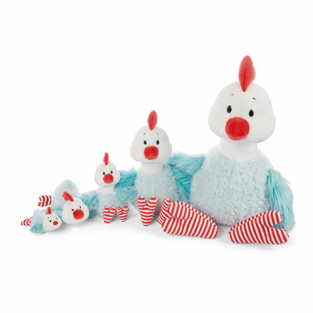 NICI Green Farm Friends Hen Chicklinde Schlenker, Cuddly Toy, Plush Toy, Stuffed Toy, Plush / Polyester, 22 cm, 47787