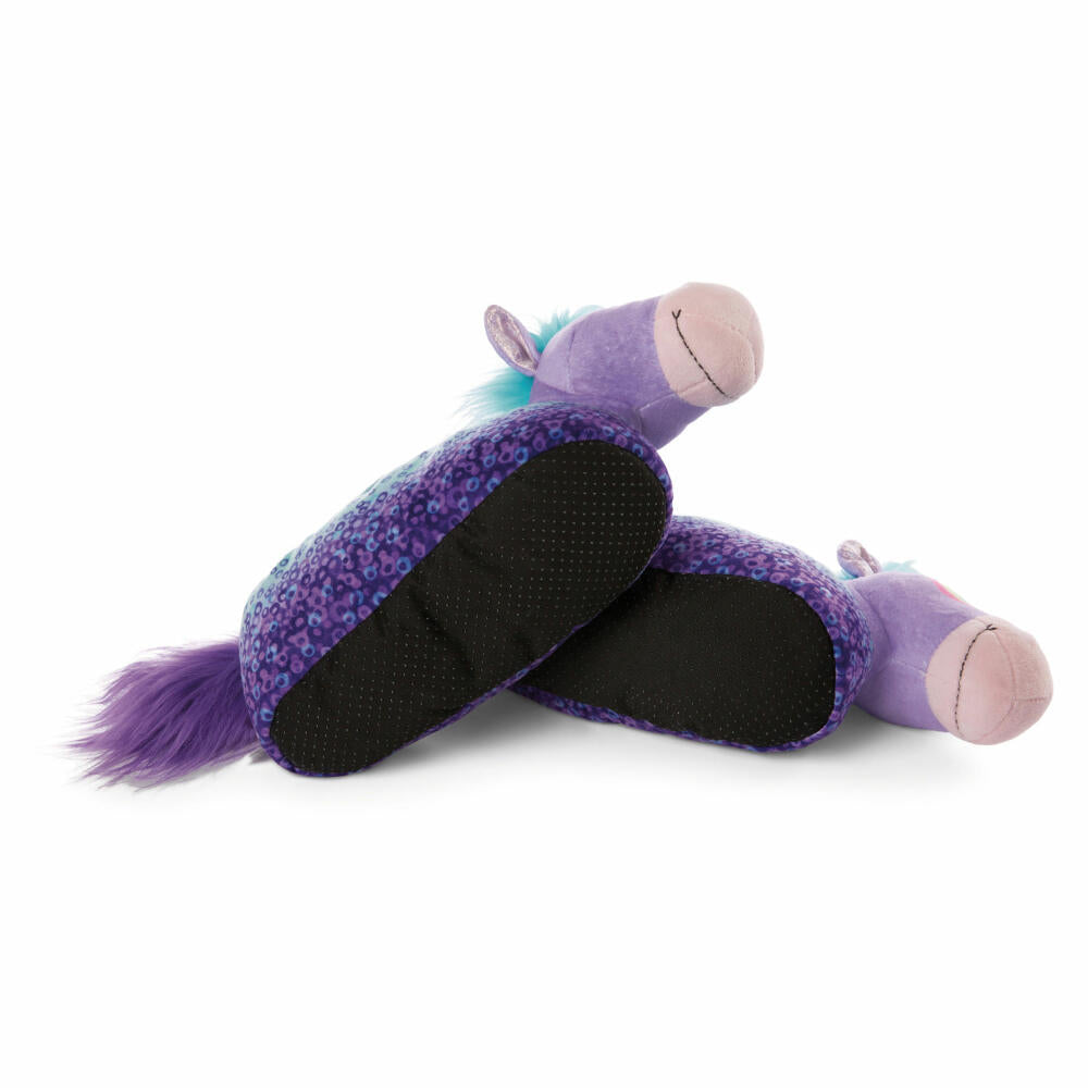 NICI Pony Stars Hausschuhe Starjumper, figürlich, Gr. 38-41 L, Haus Schuhe, Pantoffeln, Plüsch, 47853
