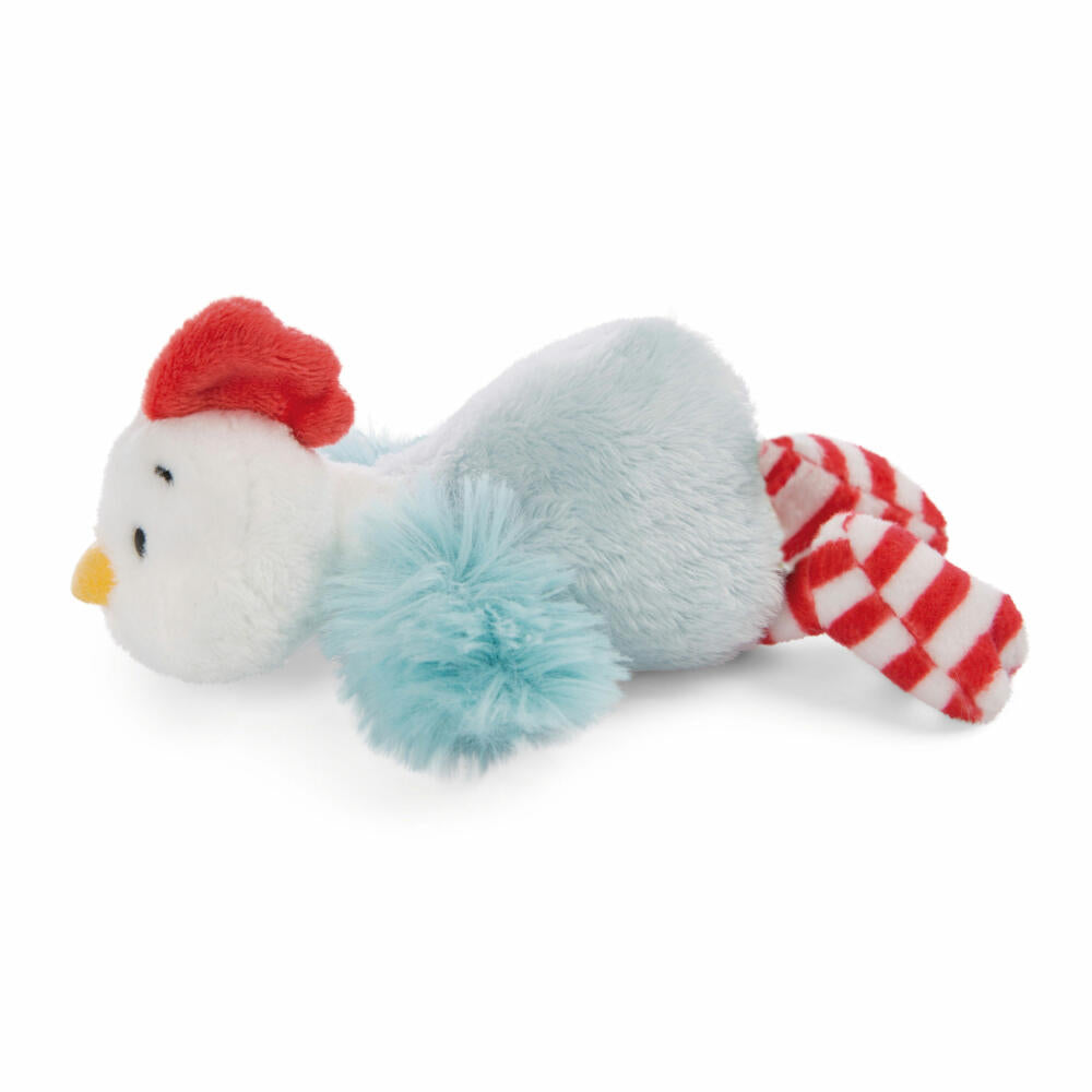NICI Green Farm Friends Henne Chicklinde Liegend, Kuscheltier, Plüschtier, Stofftier, Plüsch / Polyester, 12 cm, 47785