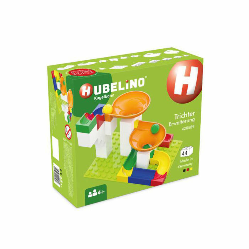 HUBELINO Marble Run Funnel Extension (44 pieces)