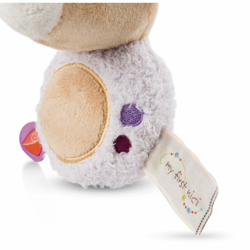 NICI My First NICI Greifling Giraffe Sasuma mit Rassel, Greifspielzeug, Baby Spielzeug, Plüsch / Polyester, 12 cm, 48035