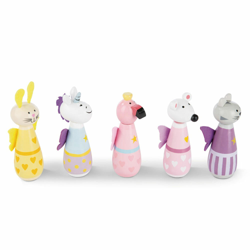 NICI Skittles Game Elf Animals, Skittles, Toy, Orange Tree Toys, Game, Wood, Colorful, 46021