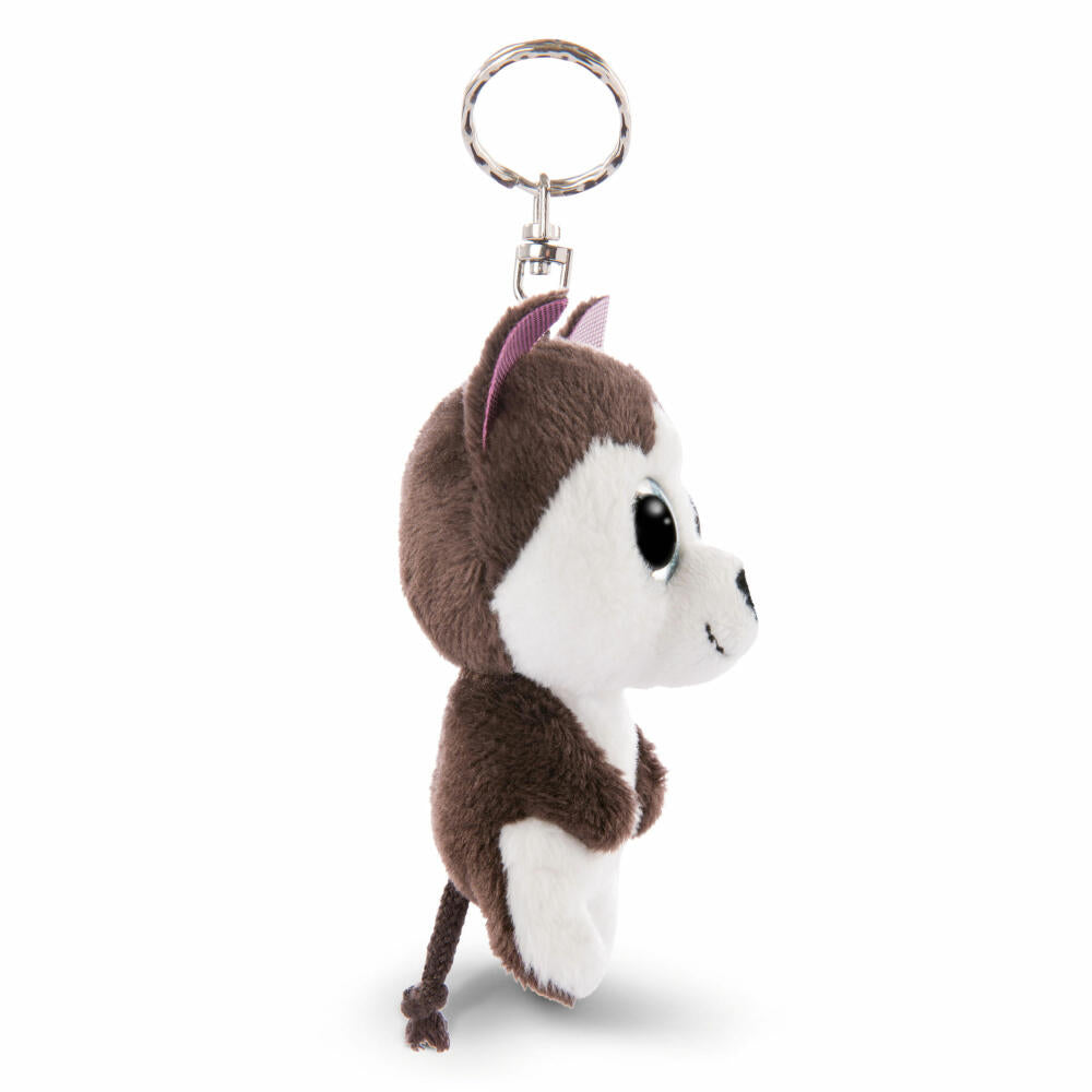 NICI Glubschis Schlüsselanhänger Husky Barkley, Schlenker, Schlüssel Anhänger, Plüsch, 9 cm, 46611