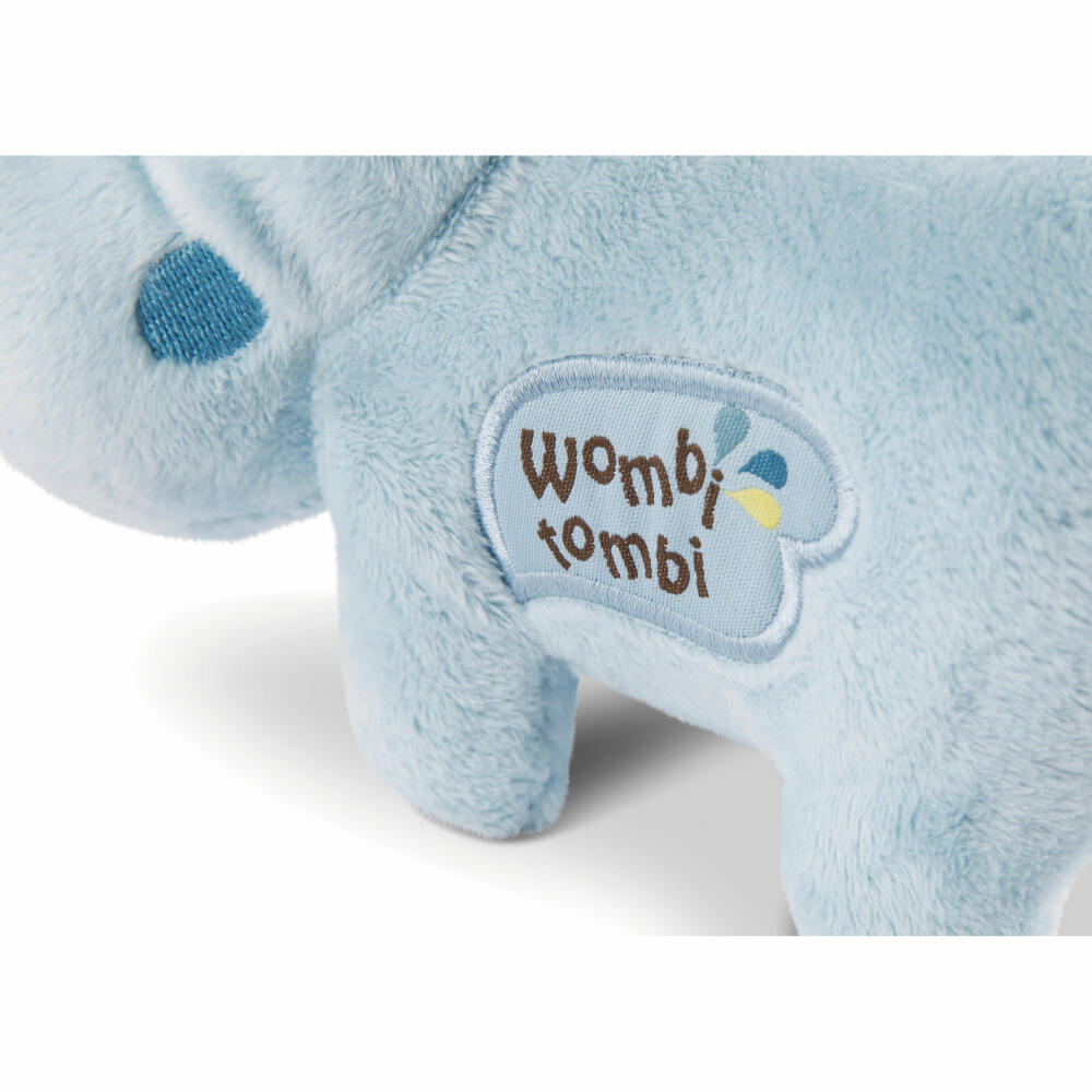 NICI My First Nici Wombi Tombi Cuddly Toy Rhino Manuffi Standing, Cuddly Toy, Stuffed Toy, 20 cm, 46570