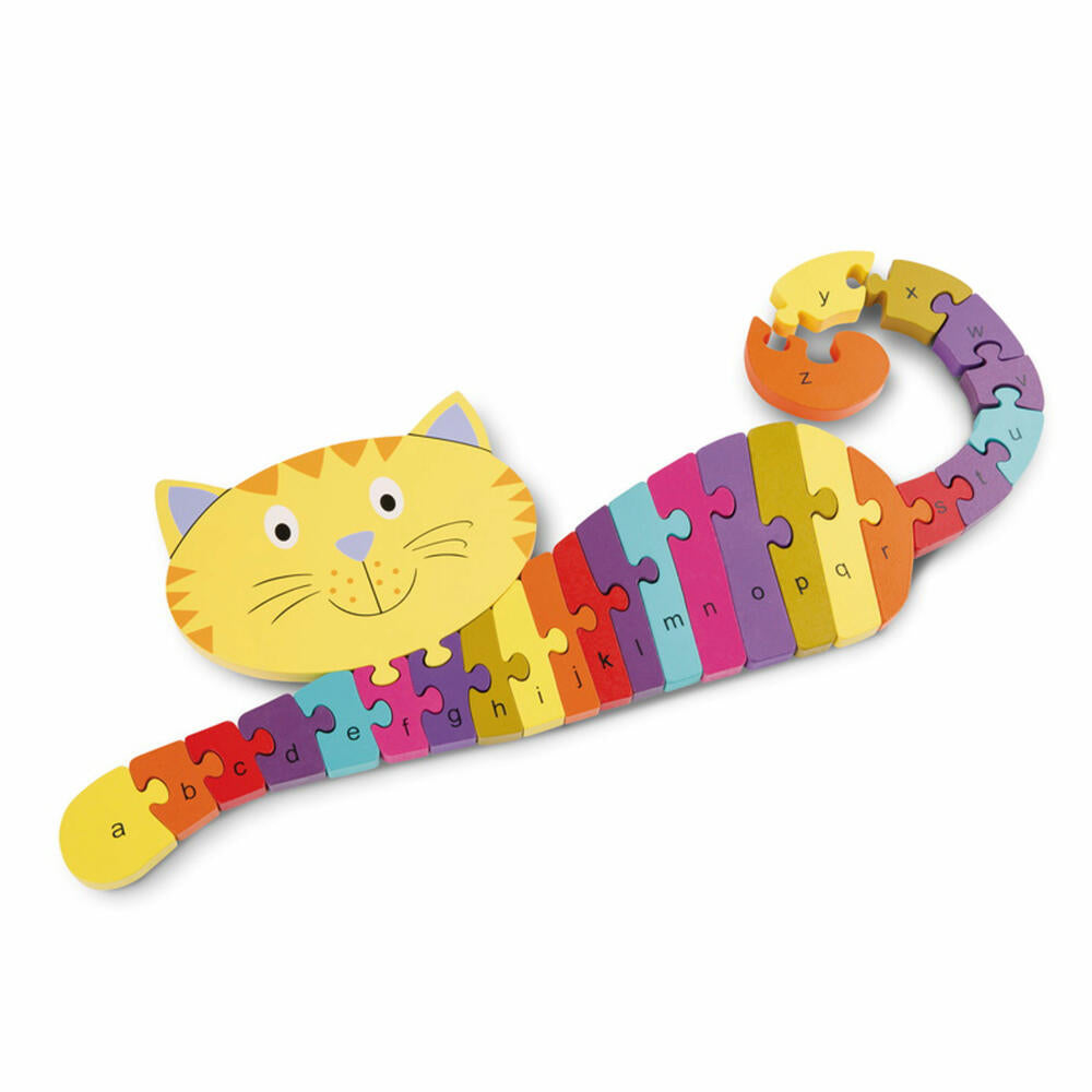 NICI ABC Puzzle Katze, Lernspielzeug, Spielzeug, Orange Tree Toys, Holz, Bunt, 46010