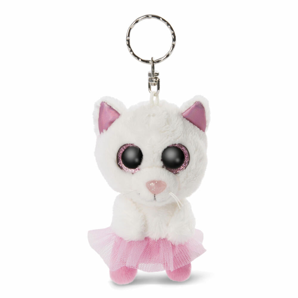 NICI Glubschis Schlenker Ballerina Katze Jenabell, Schlüsselanhänger, Schlüssel Anhänger, 9 cm, 46861
