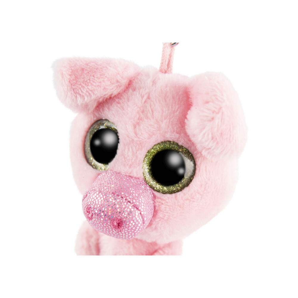NICI Glubschis Schlüsselanhänger Schwein Zuzumi, Schlenker, Schlüssel Anhänger, Plüsch, 9 cm, 46315