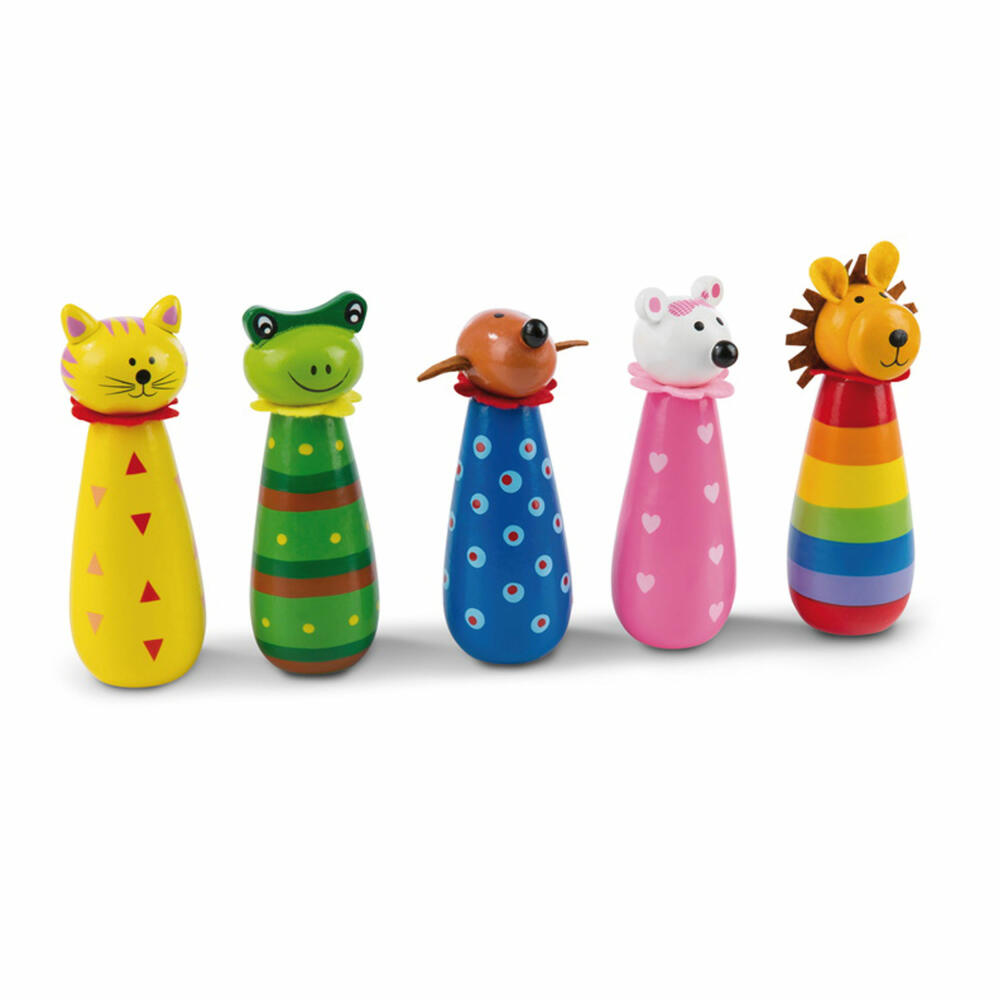 NICI Skittles Game Animals, Skittles, Toy, Orange Tree Toys, Game, Wood, Colorful, 46024