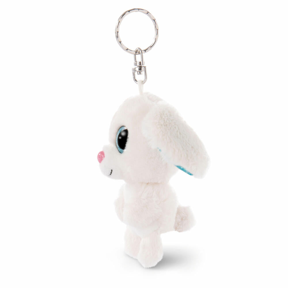 NICI Glubschis Schlüsselanhänger Hase Wolli-Dot, Schlenker, Schlüssel Anhänger, Plüsch, 9 cm, 46610