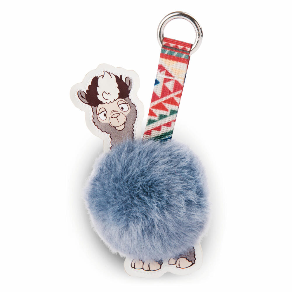NICI Elli & Alpaka Taschenanhänger Alpaka Joe Paka, mit großem Pompon, Taschen Anhänger, Schlüsselanhänger, 46811