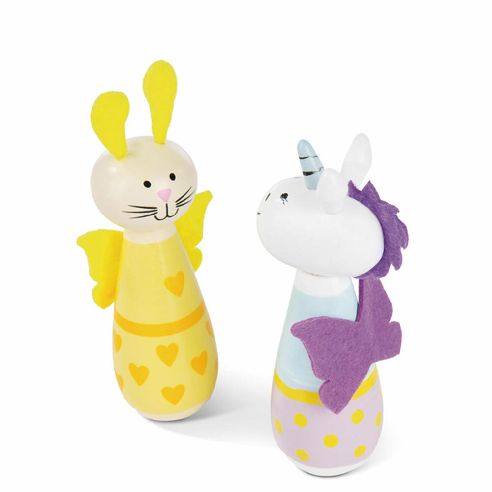 NICI Skittles Game Elf Animals, Skittles, Toy, Orange Tree Toys, Game, Wood, Colorful, 46021
