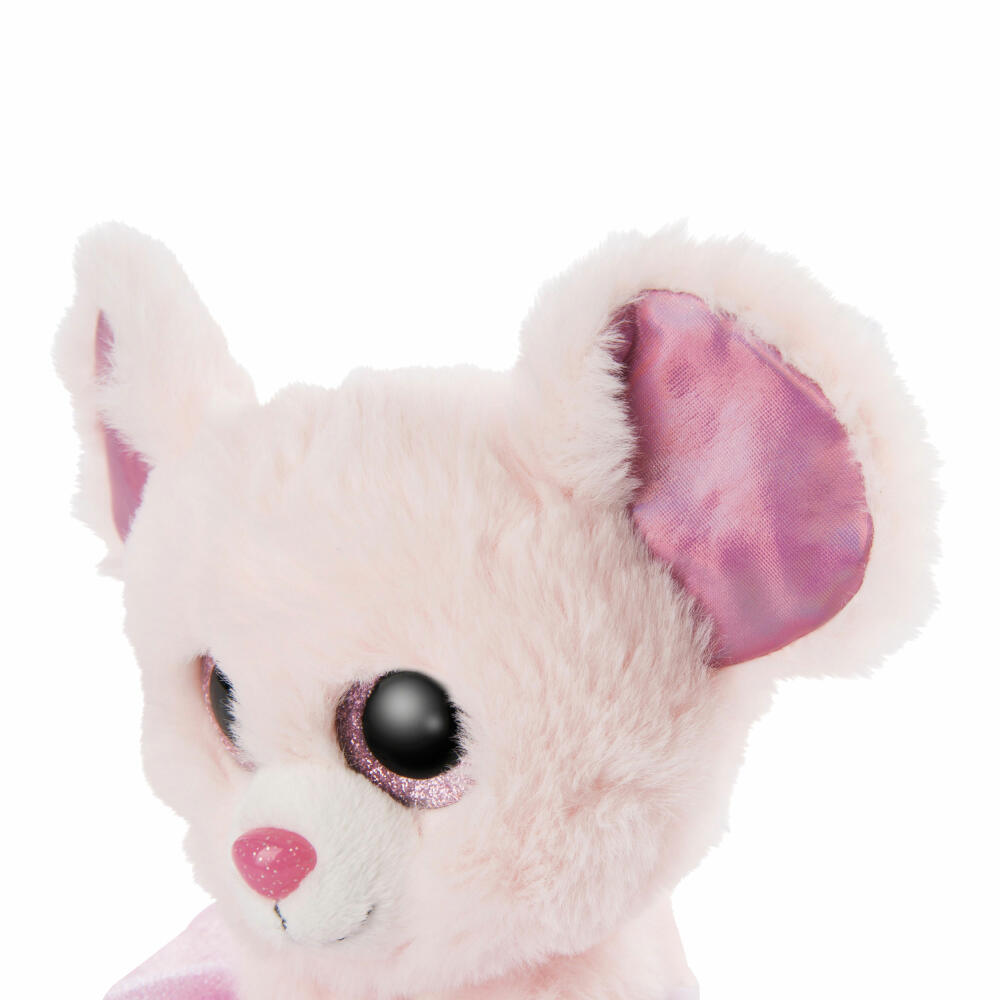 NICI Glubschis Schlenker Ballerina Maus Yammy, Kuscheltier, Plüschtier, Stofftier, Plüsch, 15 cm, 46865