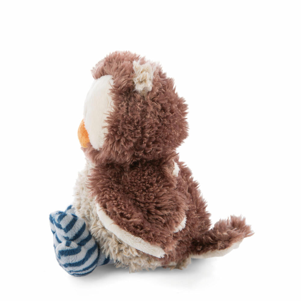 NICI The Owlsons Eule Oscar mit Gelenk, Kopf drehbar, Kuscheltier, Plüschtier, Stofftier, Plüsch, 25 cm, 48461