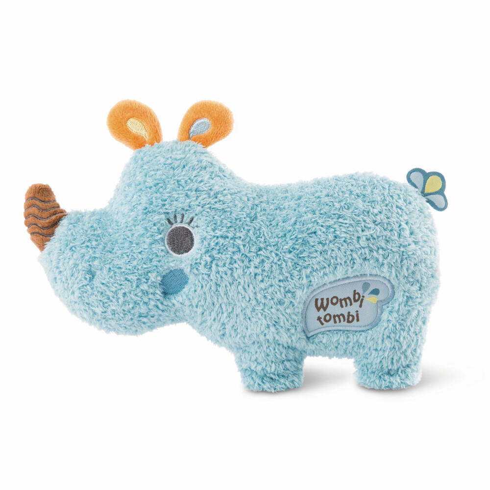 NICI My First Nici Wombi Tombi Cuddly Toy 2D Rhino Manuffi, Cuddly Toy, Stuffed Toy, 20 cm, 46573