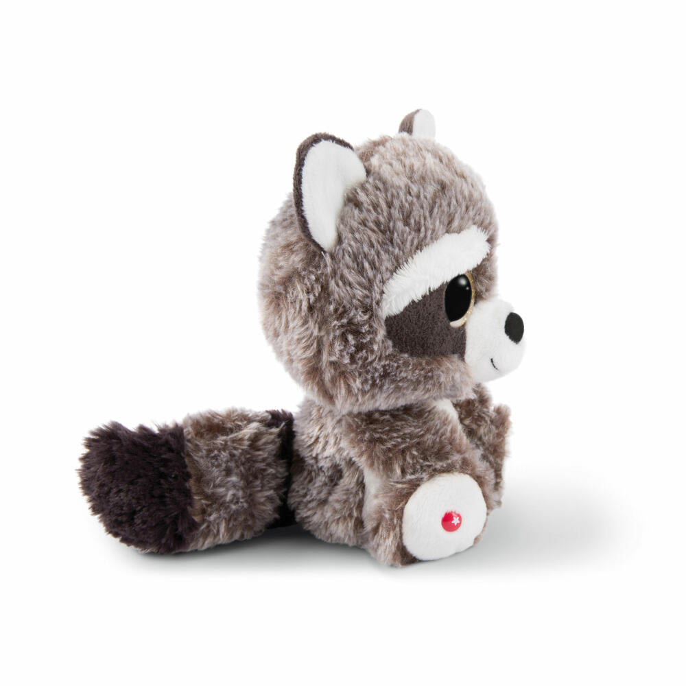 NICI Glubschis plush toy raccoon Clooney, dangling, plush, polyester, grey, 25 cm, 45569