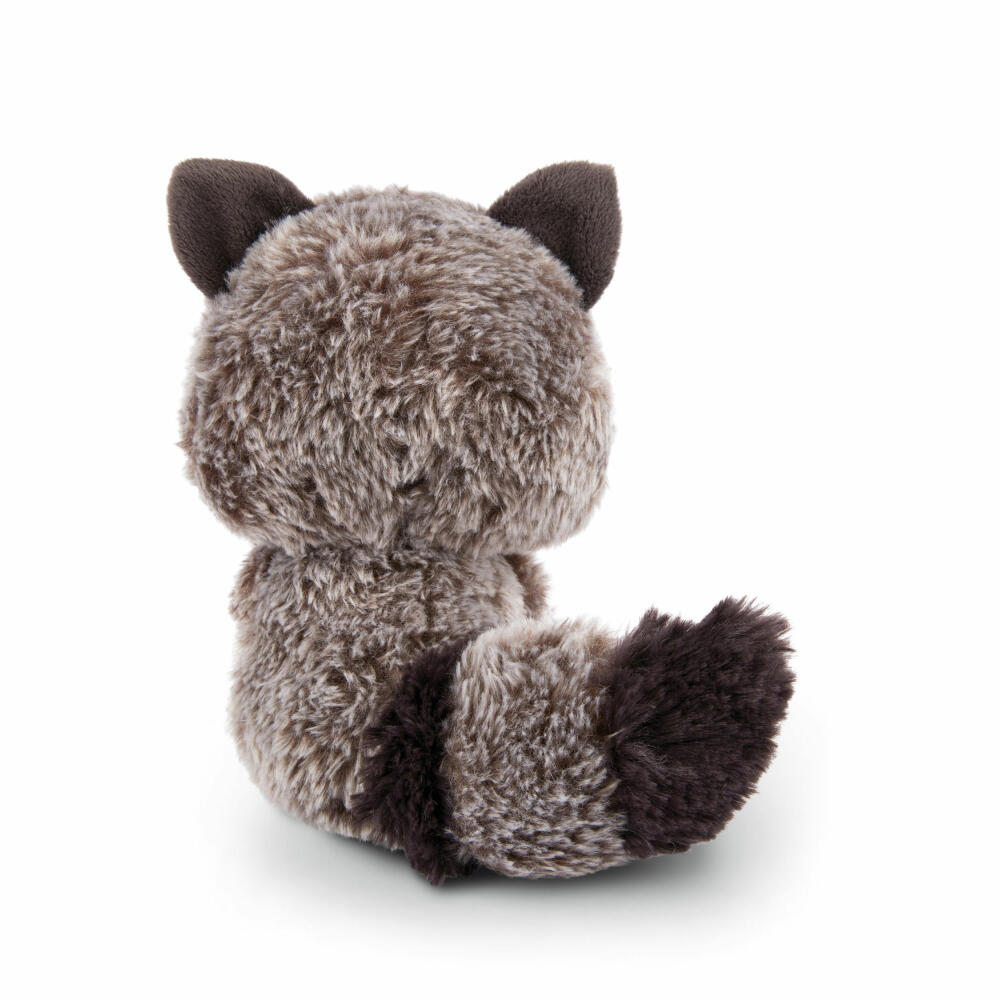 NICI Glubschis plush toy raccoon Clooney, dangling, plush, polyester, grey, 25 cm, 45569