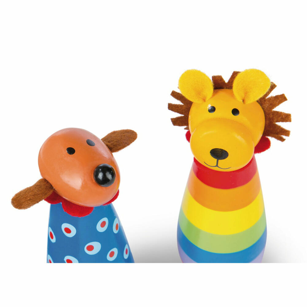 NICI Skittles Game Animals, Skittles, Toy, Orange Tree Toys, Game, Wood, Colorful, 46024