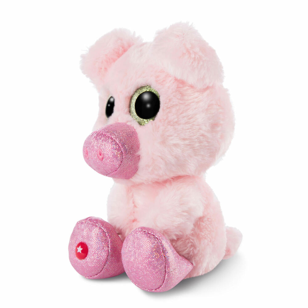 NICI Glubschis Schlenker Pig Zuzumi, Plush Toy, Cuddly Toy, Stuffed Toy, Plush / Polyester, 15 cm, 46629