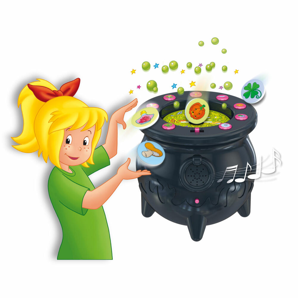 Schmidt Spiele Bibi Blocksberg The Bubbling Cauldron, Children's Game, Game, 2 to 4 Players, 40581
