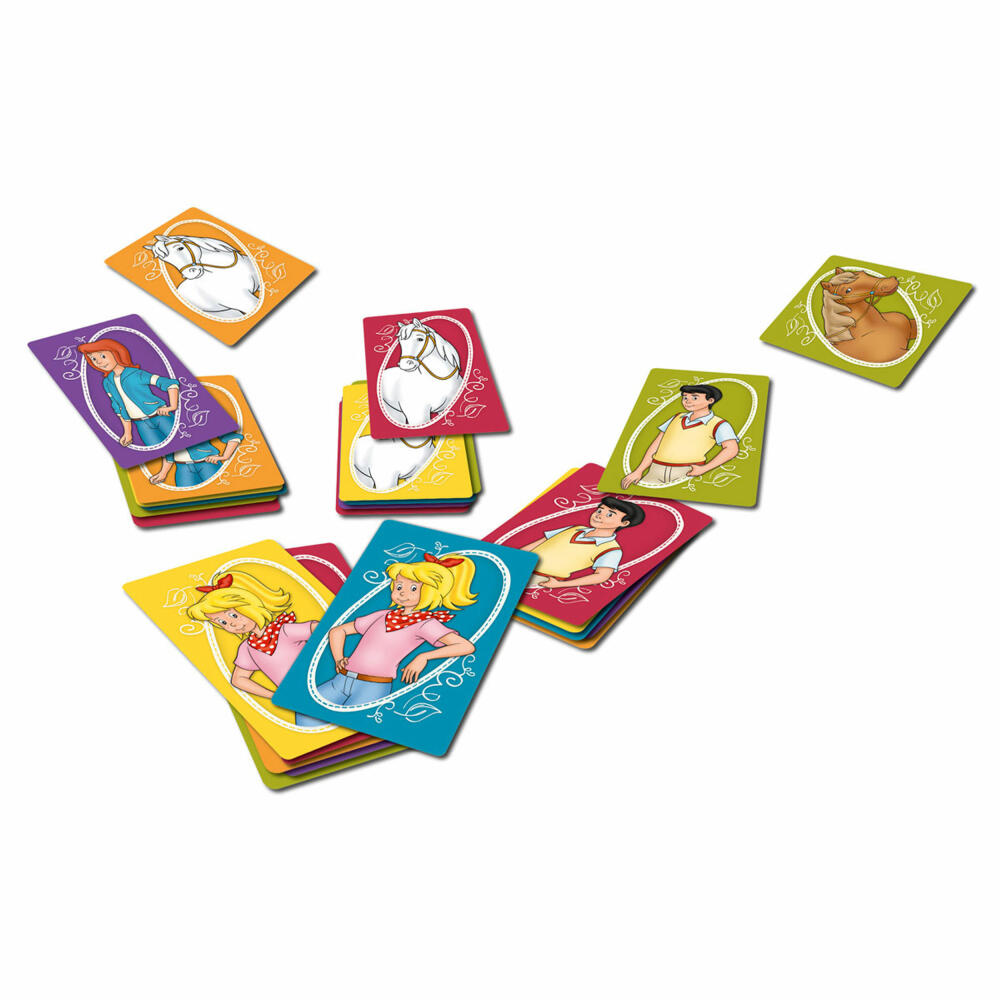 Schmidt Spiele Ligretto Kids Bibi & Tina, card game, card game, children's game, family game, 1412