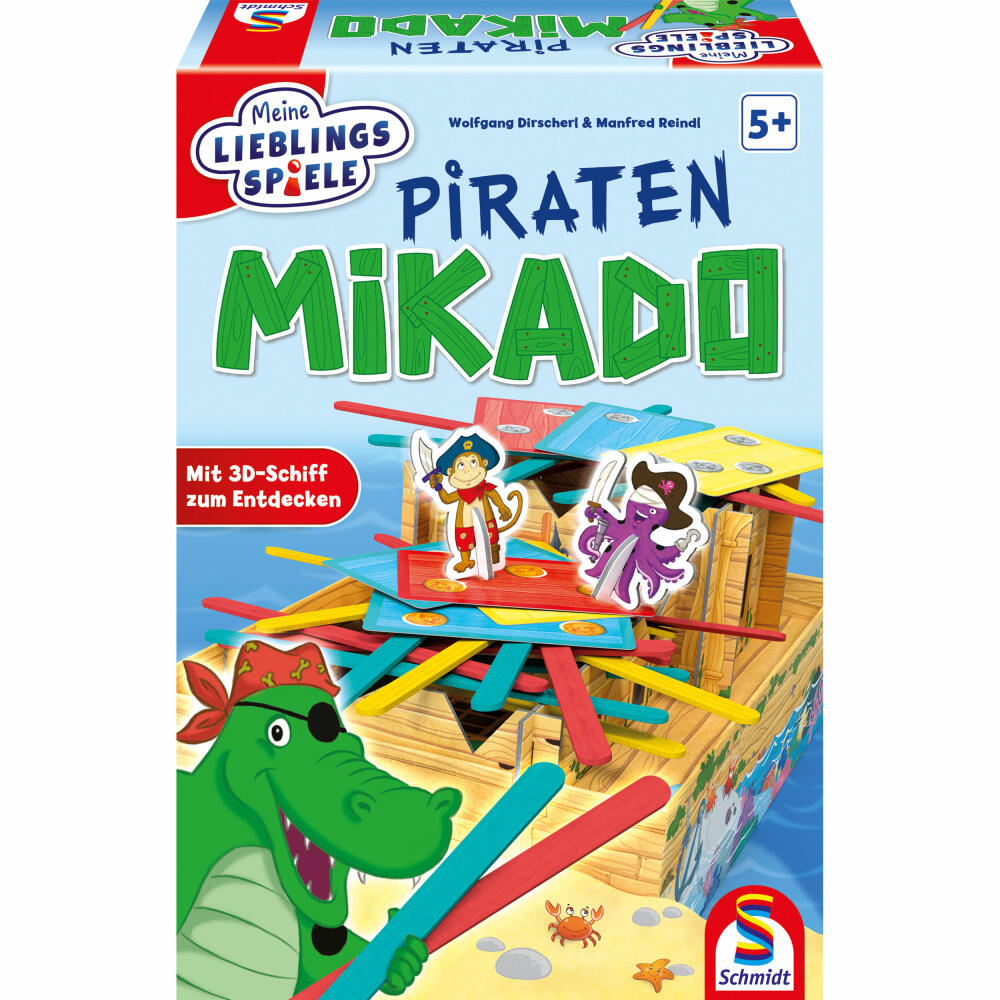 Schmidt Spiele My Favorite Games Pirate Mikado, Children's Game, Classic Game, Children's Game, from 5 years, 40647