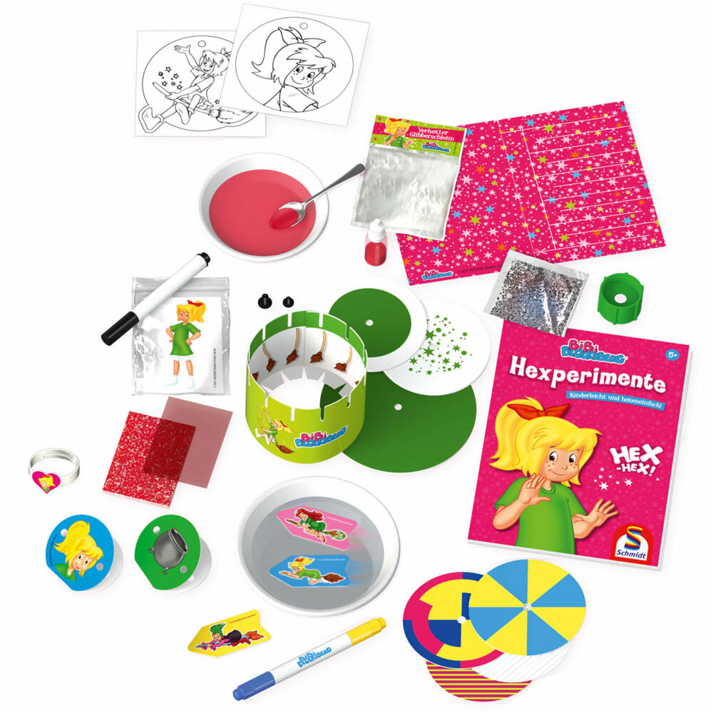 Schmidt Spiele Bibi Blocksberg Hexperimente, Kinderspiel, Experimente, Experimentierkasten, Kinder, 40617