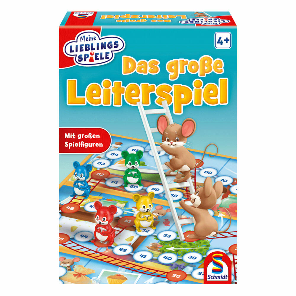 Schmidt Spiele The big ladder game, board game, children's game, parlor game, game, 2 to 4 players, 40553