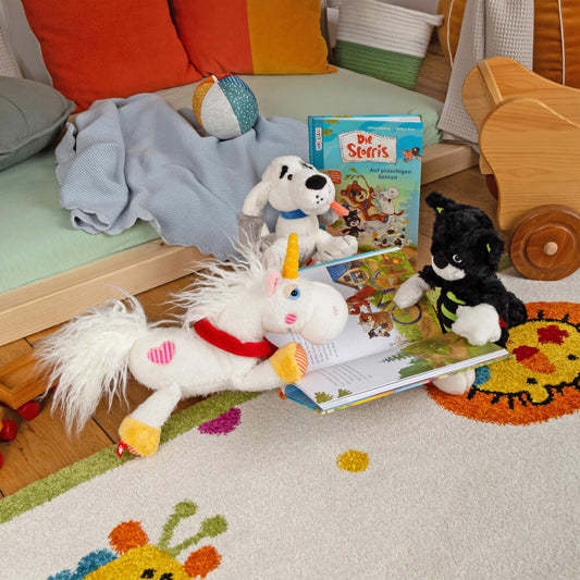 sigikid Die Stoffis Einhorn sigikid & Friends, Kuscheltier, Stofftier, Schmusetier, Polyester, 28 cm, 52843