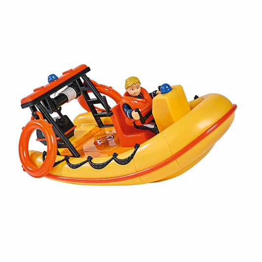 Simba Sam Neptune Boat with Figure, Toy Boat, Emergency Vehicle, Fire Department, Toy, 109252571