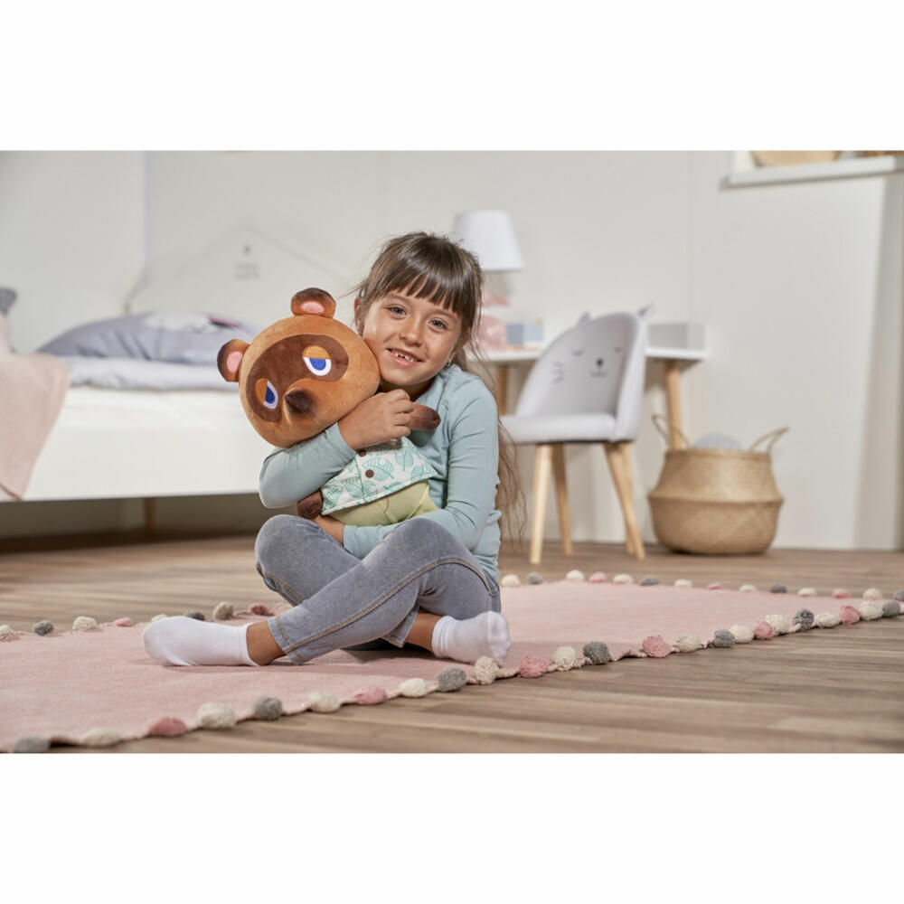 Simba Animal Crossing Tom Nook, plush figure, plush toy, cuddly toy, stuffed toy, 40 cm, 109231005