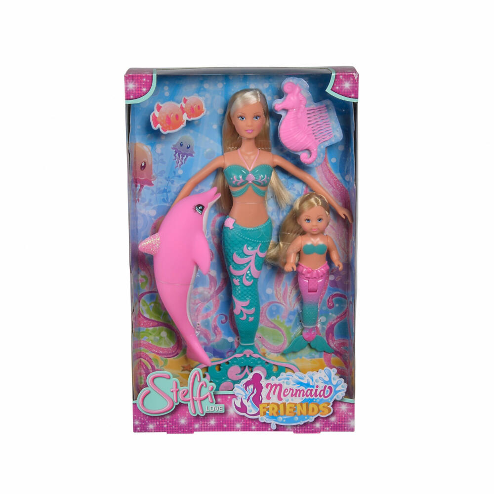 Simba Steffi LOVE Mermaid Friends, Puppe, Modepuppe, Ankleidepuppe, Meerjungfrau, 105733336
