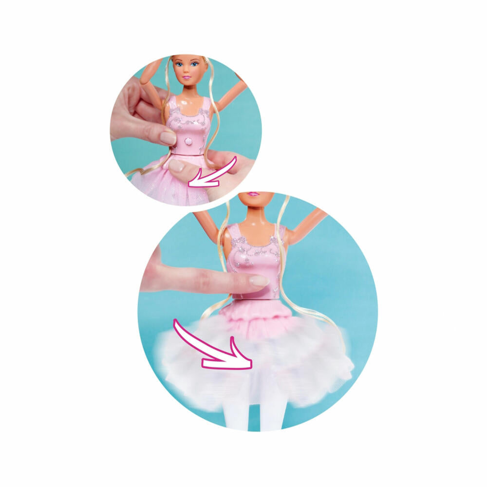 Simba Steffi LOVE Dancing Ballerinas, Puppe, Modepuppe, Ankleidepuppe, Ballerina, 105733603