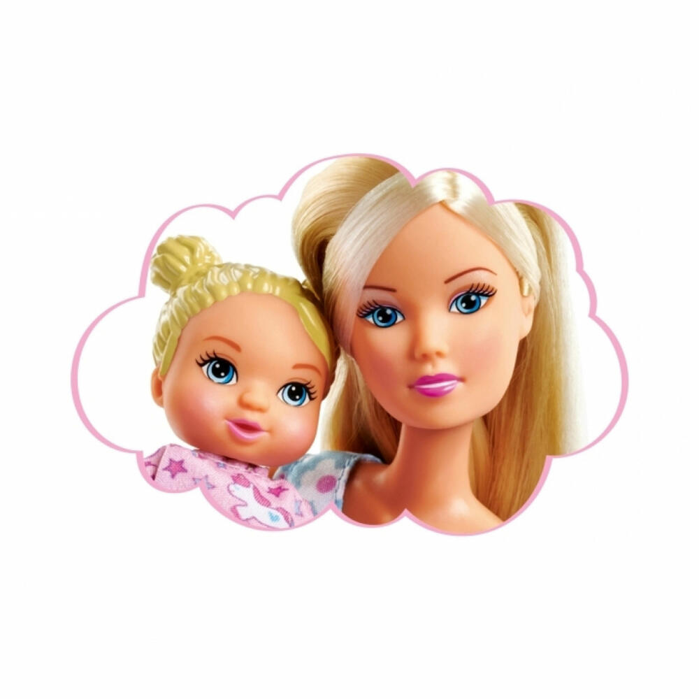 Simba Steffi LOVE Sweet Dreams, Doll, Fashion Doll, Dressing Doll, Cot, 105733521