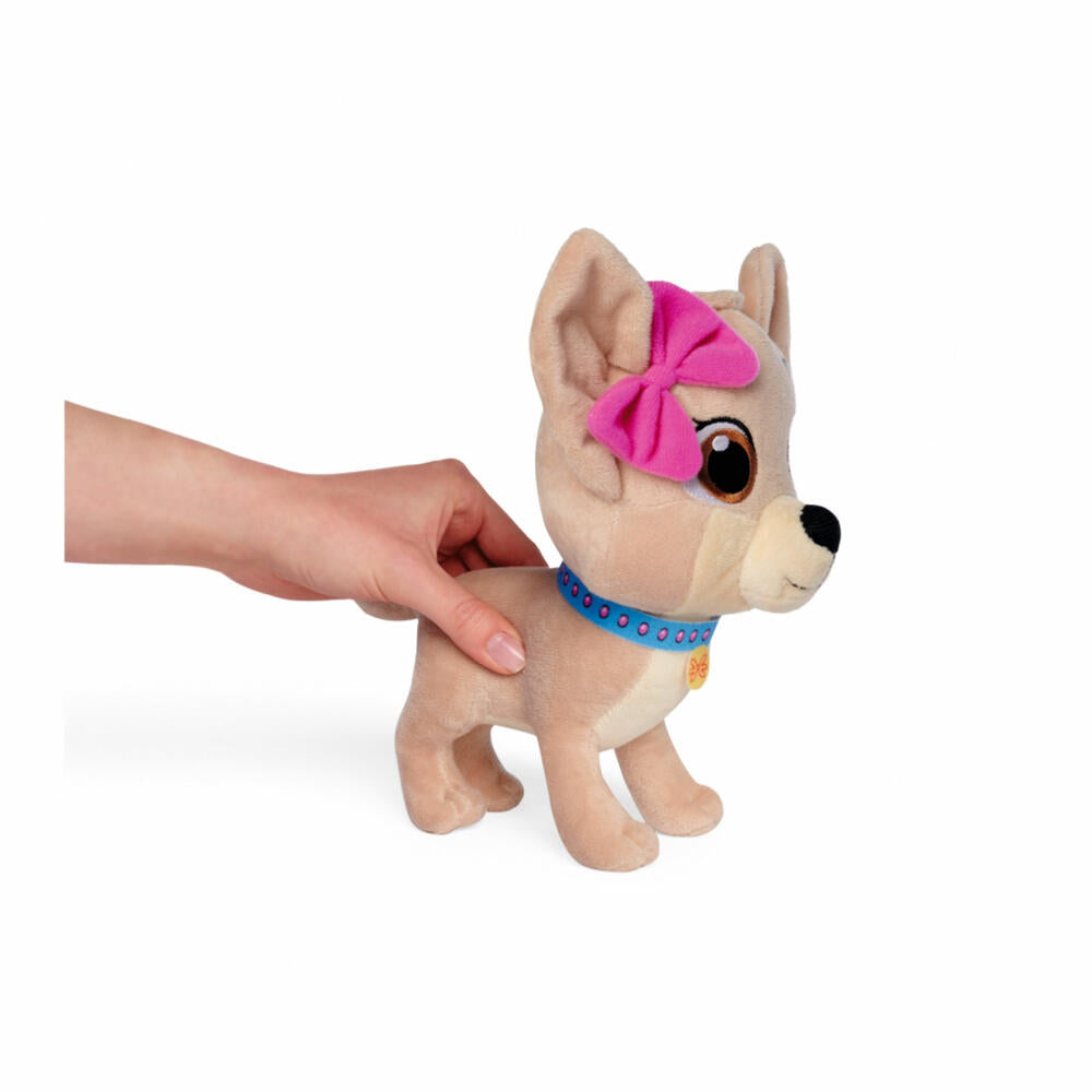 Simba ChiChi LOVE #BFF Pink, Plüschhund, Kuscheltier, Plüschtier, Spielzeug, 105890020