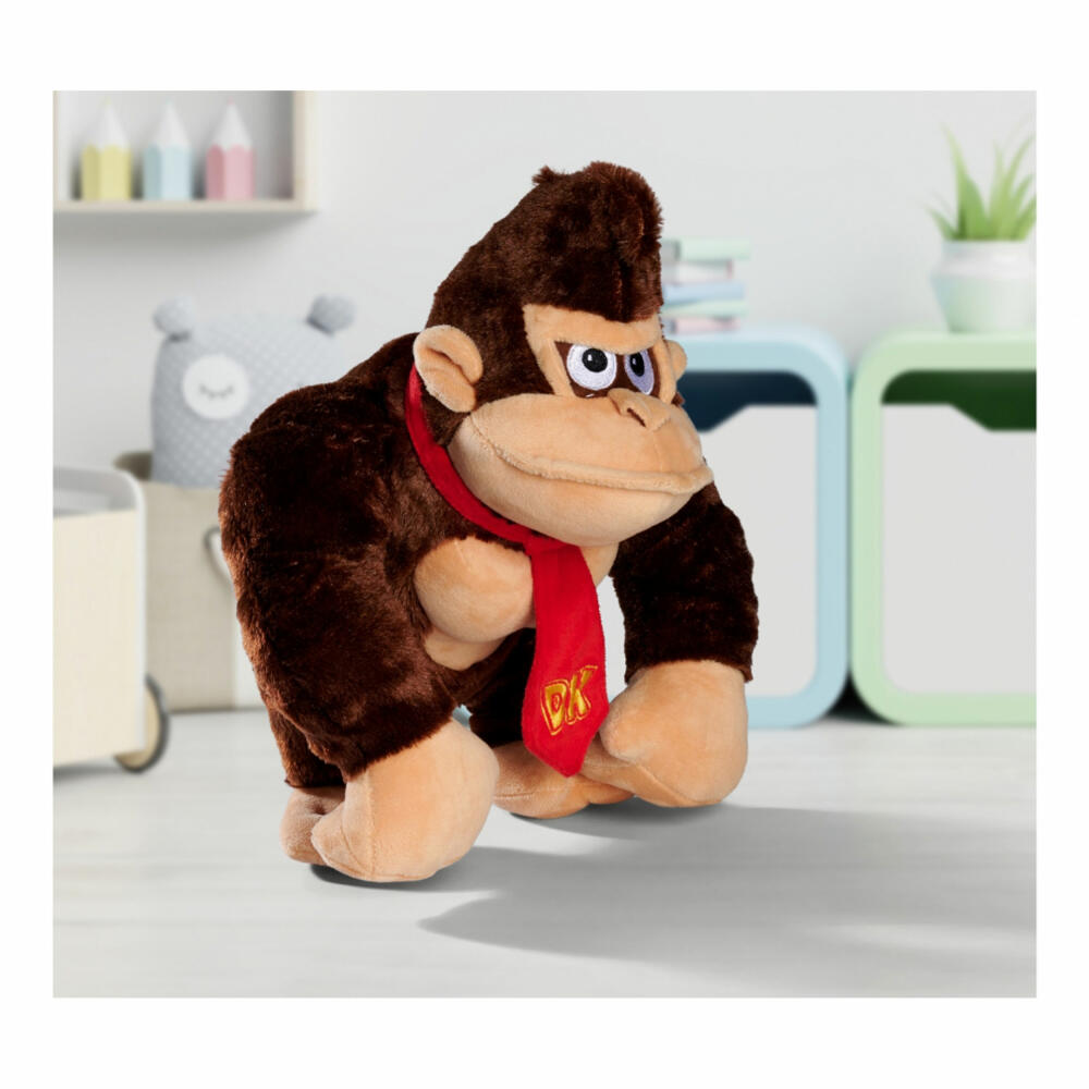 Simba Super Mario Donkey Kong Plush, Plush Figure, Cuddly Toy, Stuffed Toy, Fabric Figure, Plush Toy, 27 cm, 109231531