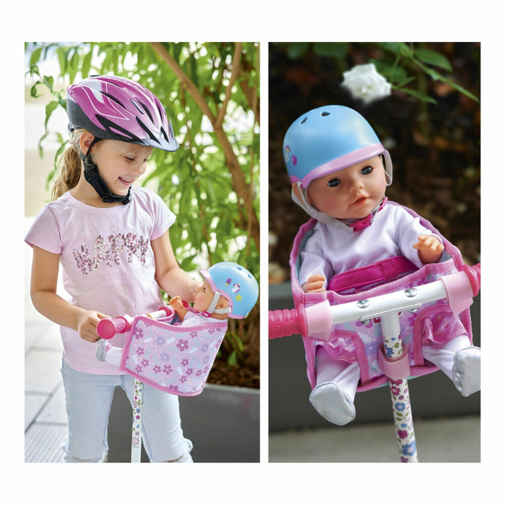 Simba New Born Baby Bicycle Seat with Belt, Bicycle Seat, Doll Accessories, Doll Accessories, 105560018