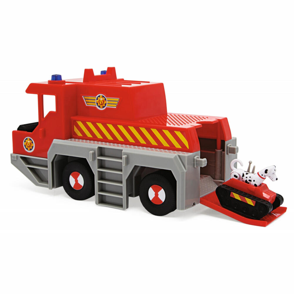 Simba Sam Rescue Crane 2-in-1, Emergency Vehicle, Fire Engine, Fire Department Car, Toy, 109252517